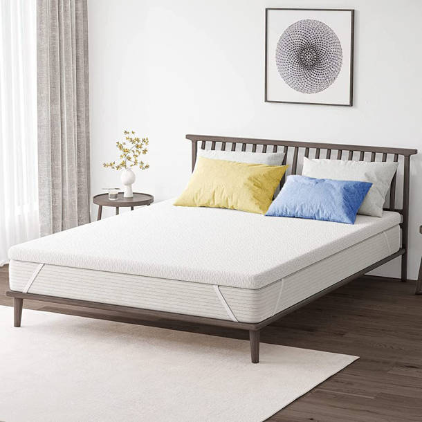 BodiPEDIC 2'' Gel Memory Foam Zoned Convoluted Mattress Topper Wayfair